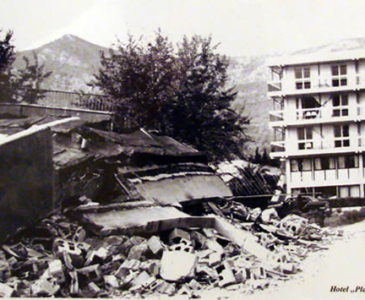 Будва после землетресения 1979 г, Черногория