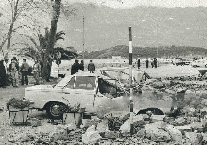 Черногория в землетрясение 1979