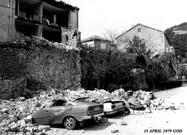 Будва в землетрясении 1979 