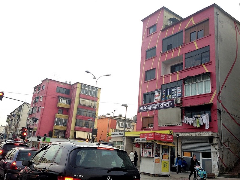 столица Тирана в Албании
