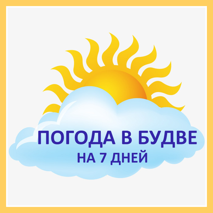 погода в Будве, Черногория