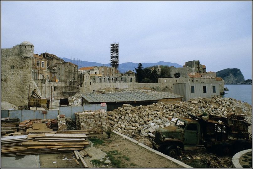 Будва после землетрясения 1979