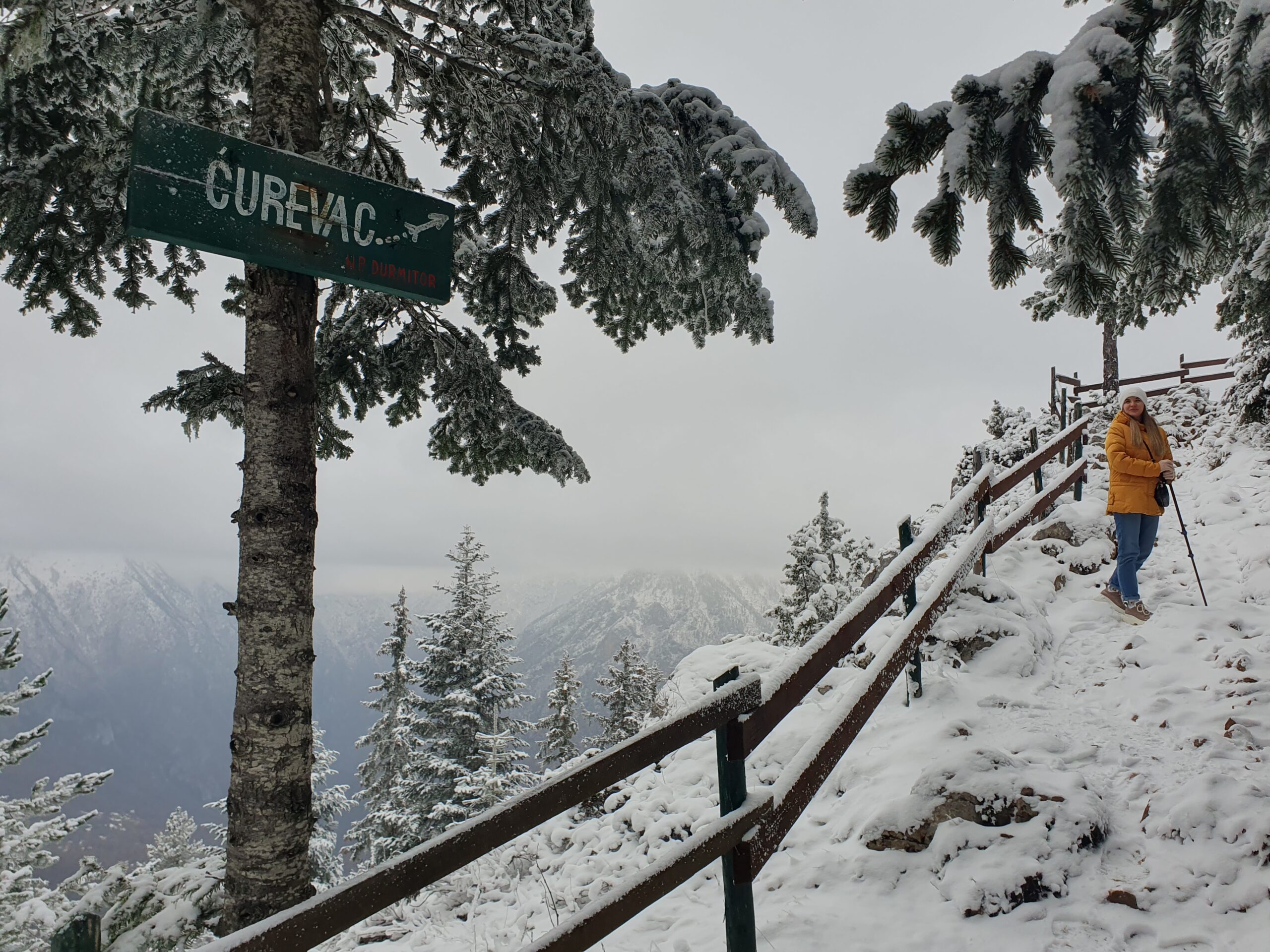 фото зимнего Жабляка, пик Чуревац